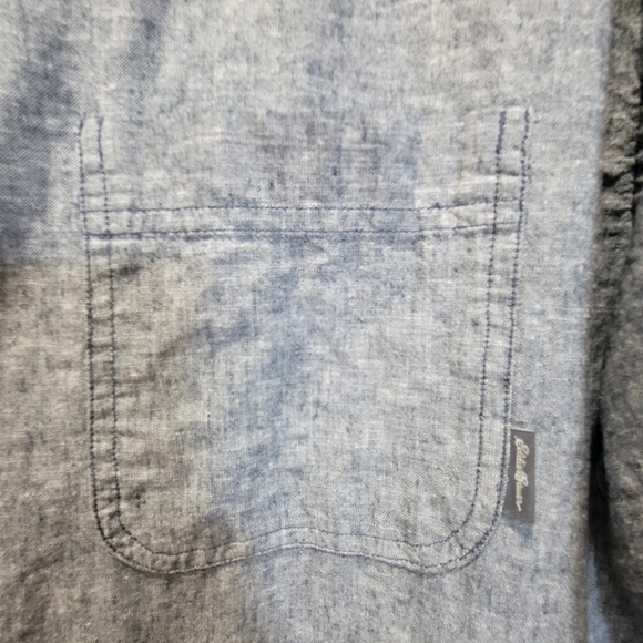 2XL Hemp Cotton Blend Men's Dress Button Up Dress Shirt Office Career - Picture 5 of 7